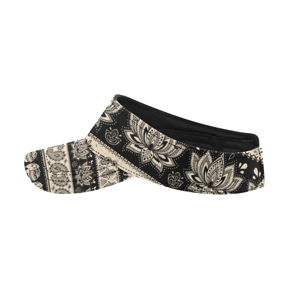 Elephant Hansa Lotus Pattern Unisex Sun Visor