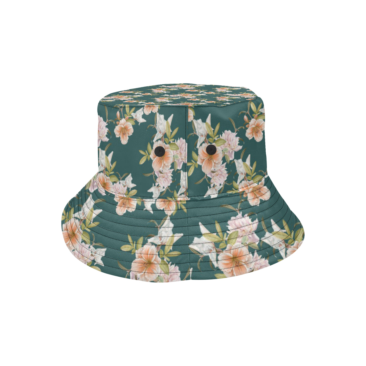 Iris Pattern Print Design IR01 Unisex Bucket Hat