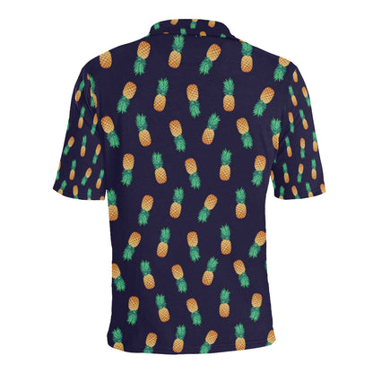 Pineapple Pattern Men Polo Shirt