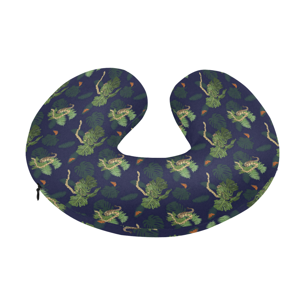 Boa Pattern Print Design 02 U-Shaped Travel Neck Pillow