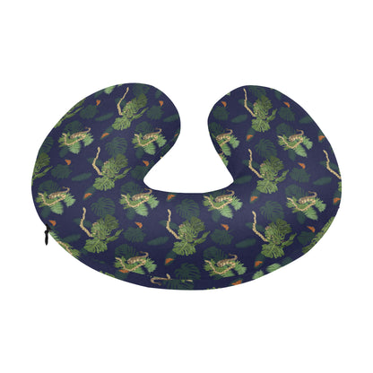 Boa Pattern Print Design 02 U-Shaped Travel Neck Pillow