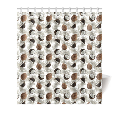 Coconut Pattern Print Design CN03 Shower Curtain