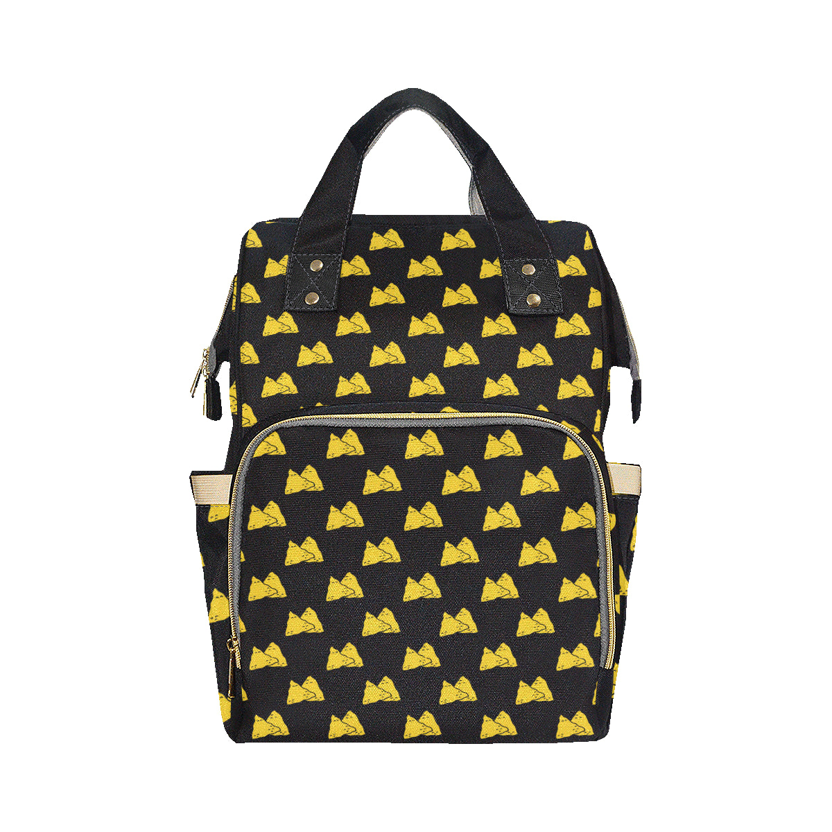 Nachos Pattern Print Design A02 Diaper Bag Backpack