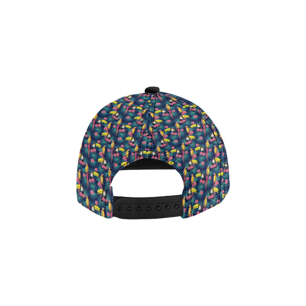 Toucan Parrot Design Snapback Cap