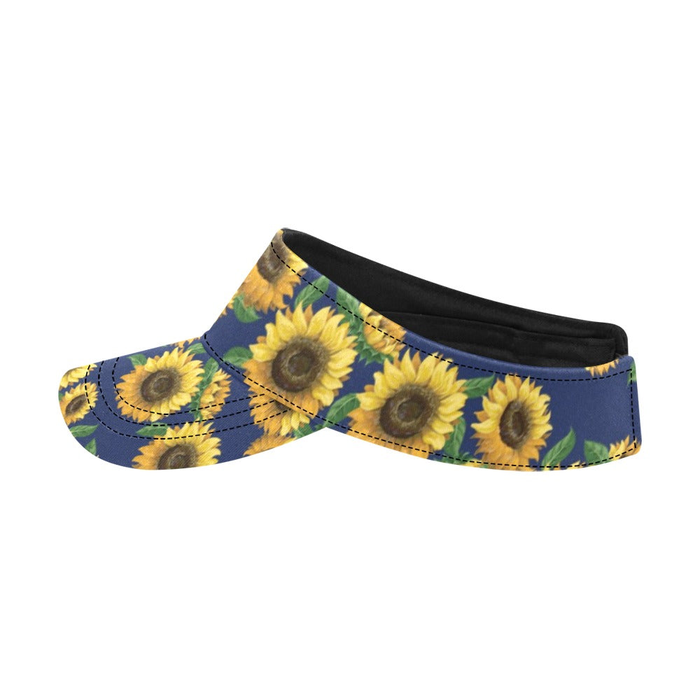 Sunflower Print Design LKS307 Unisex Sun Visor