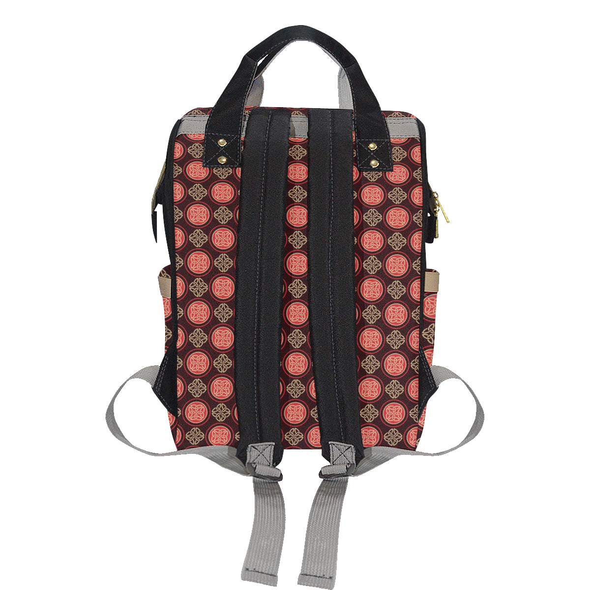 Celtic Pattern Print Design 02 Diaper Bag Backpack