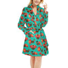 Thanksgiving Print Design LKS307 Women's Fleece Robe