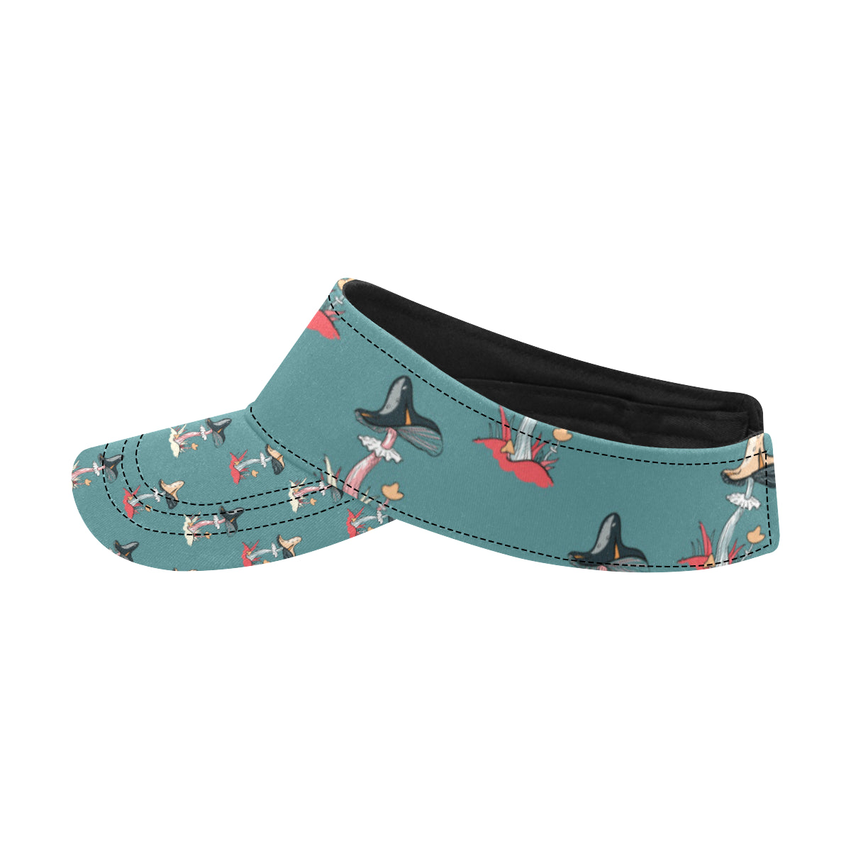 Mushroom Pattern Print Design A04 Unisex Sun Visor