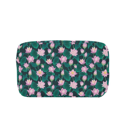 Water Lily Print Design LKS302 Insulated Lunch Bag