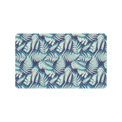Fern Leave Summer Print Pattern Rubber Doormat