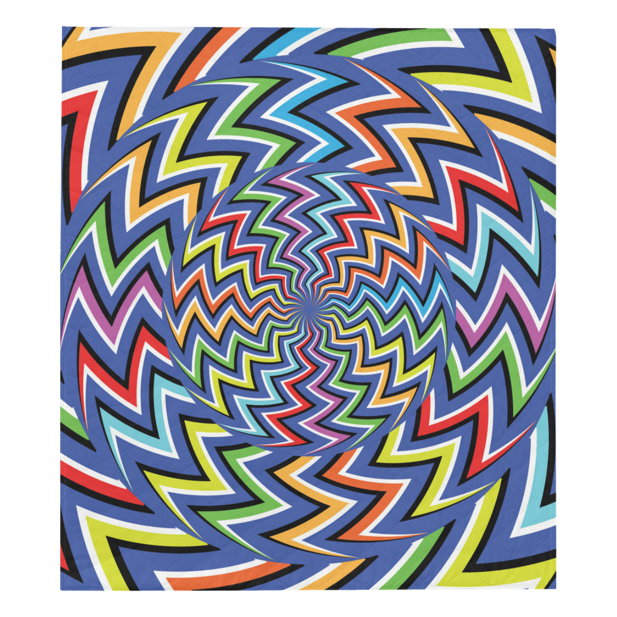 Optical illusion Pattern Print Design A02 Premium Quilt