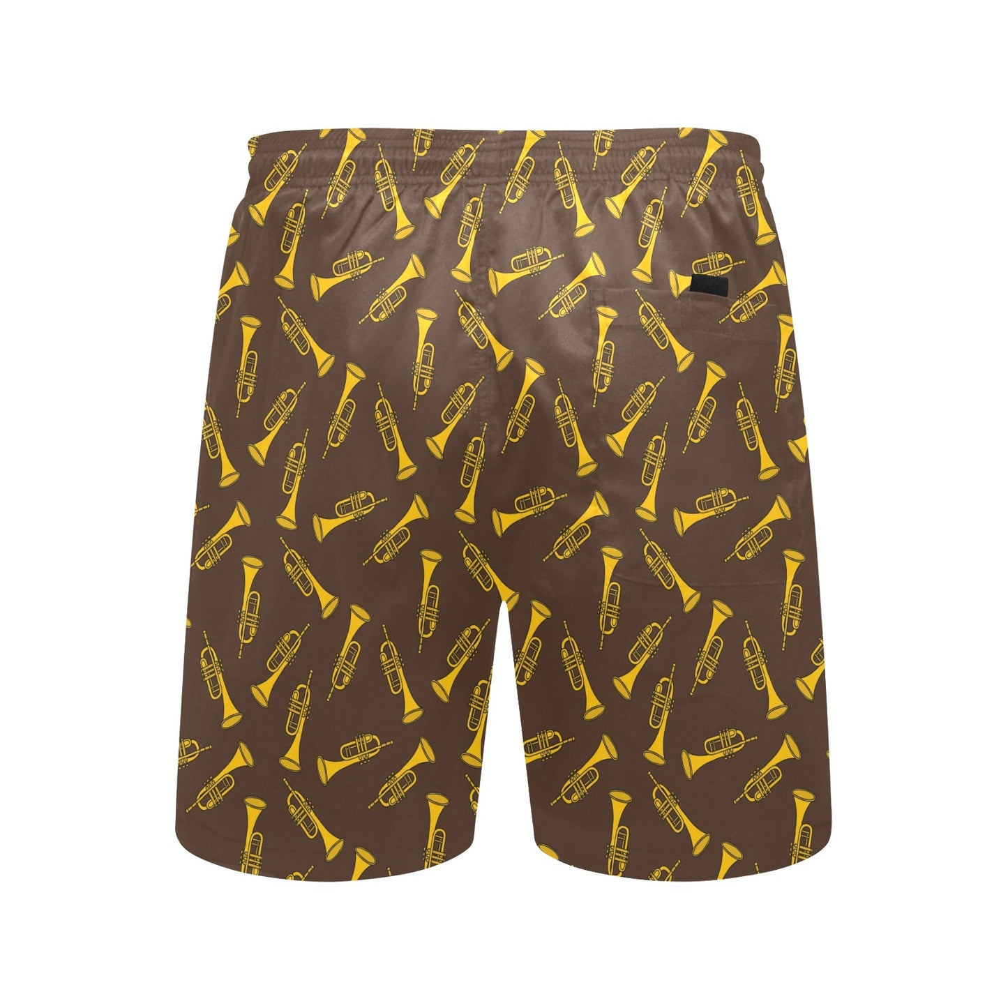Trumpet Pattern Design Print Men's Swim Trunks Beach Shorts