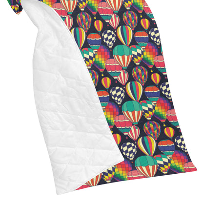 Ballon Pattern Print Design 02 Premium Quilt