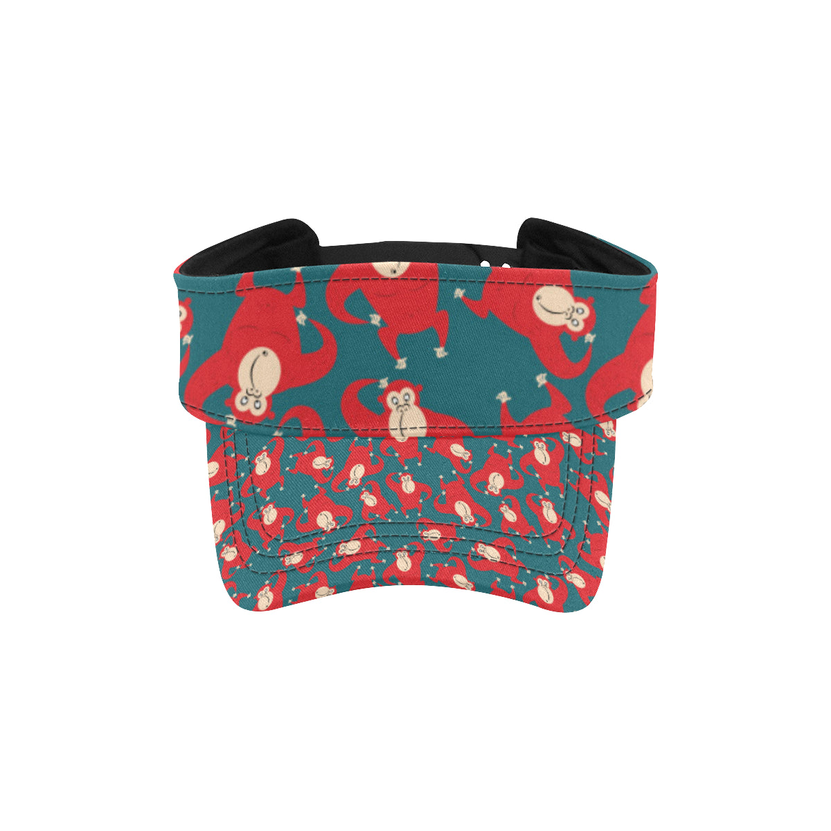 Chimpanzee Pattern Print Design 04 Unisex Sun Visor