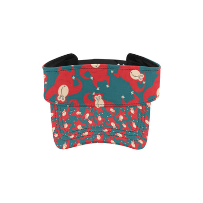 Chimpanzee Pattern Print Design 04 Unisex Sun Visor