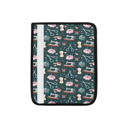 Sewing Equipment Print Design LKS307 Car Seat Belt Cover