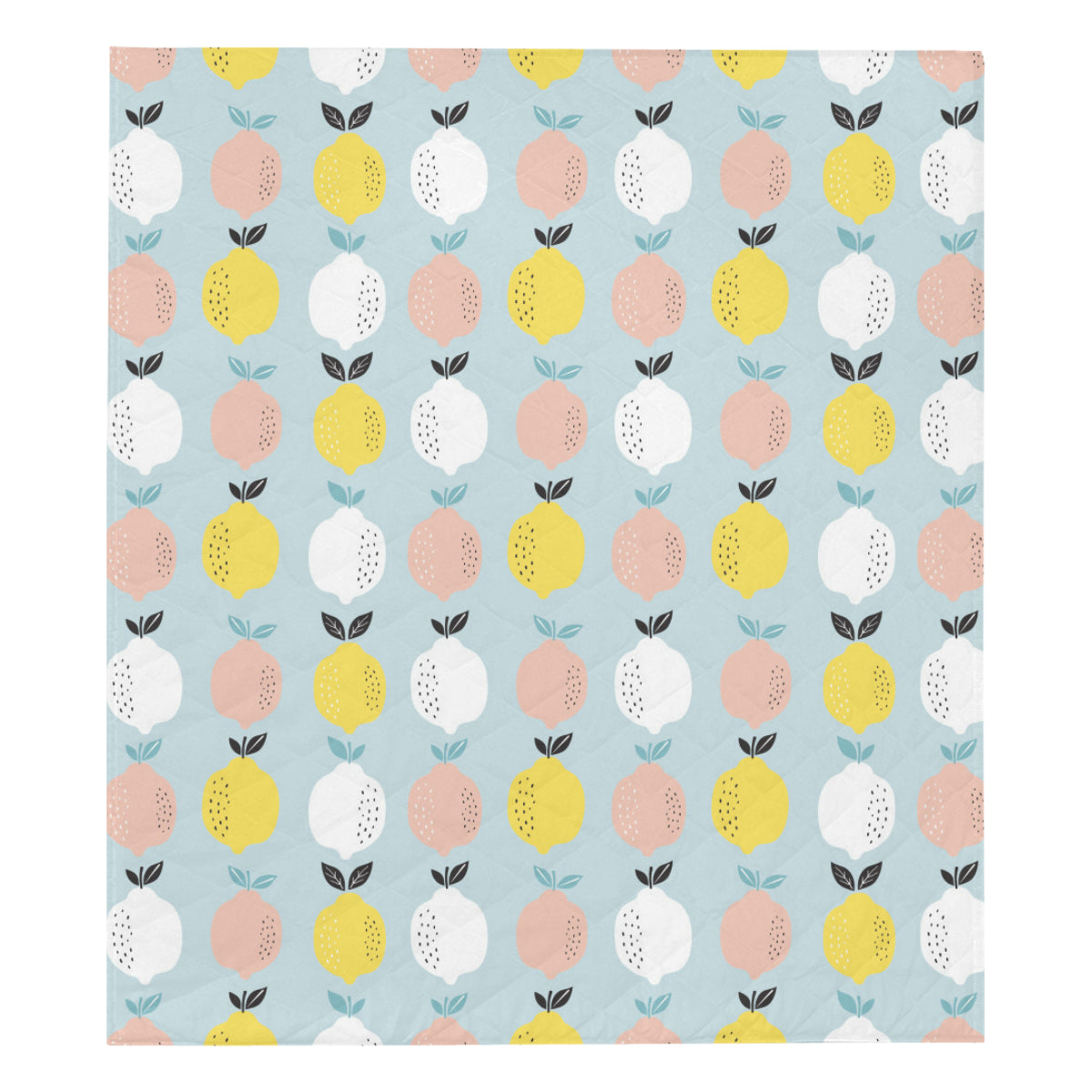 Citrus  Pattern Print Design 03 Premium Quilt