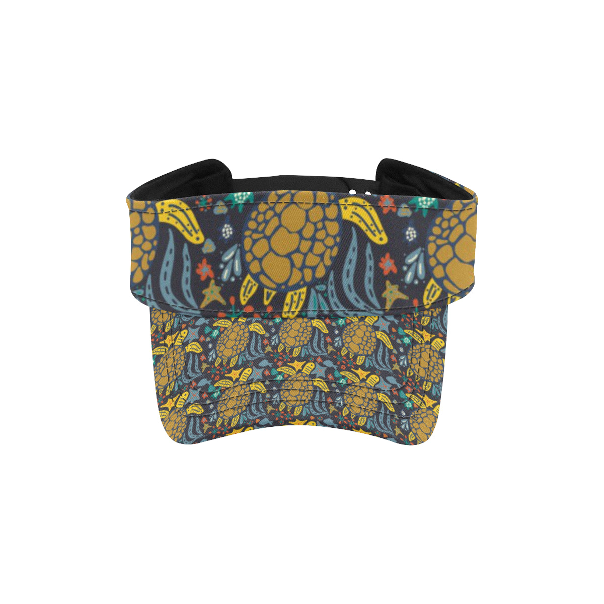 Sea Turtle Pattern Print Design T03 Unisex Sun Visor