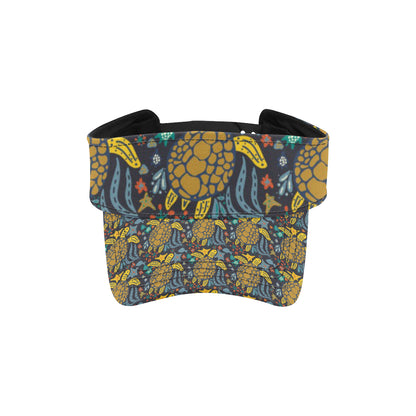Sea Turtle Pattern Print Design T03 Unisex Sun Visor