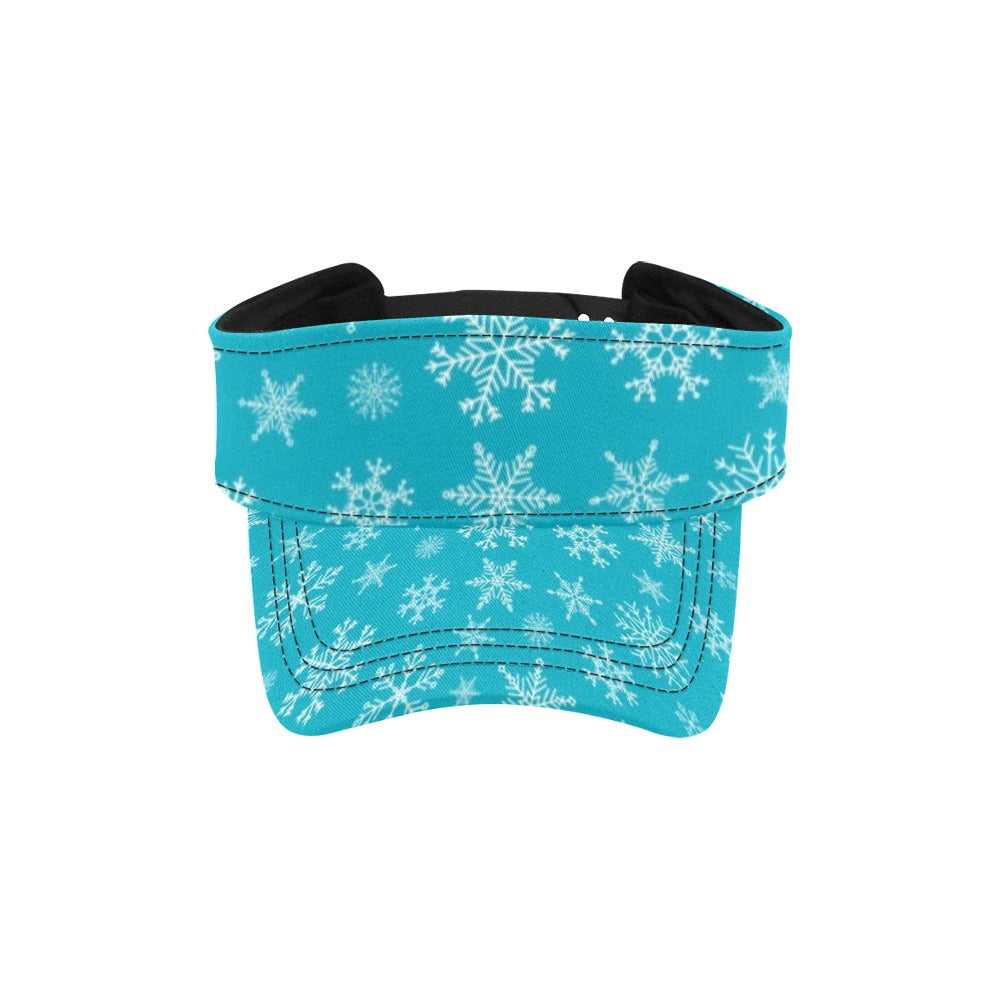 Snowflake Print Design LKS304 Unisex Sun Visor