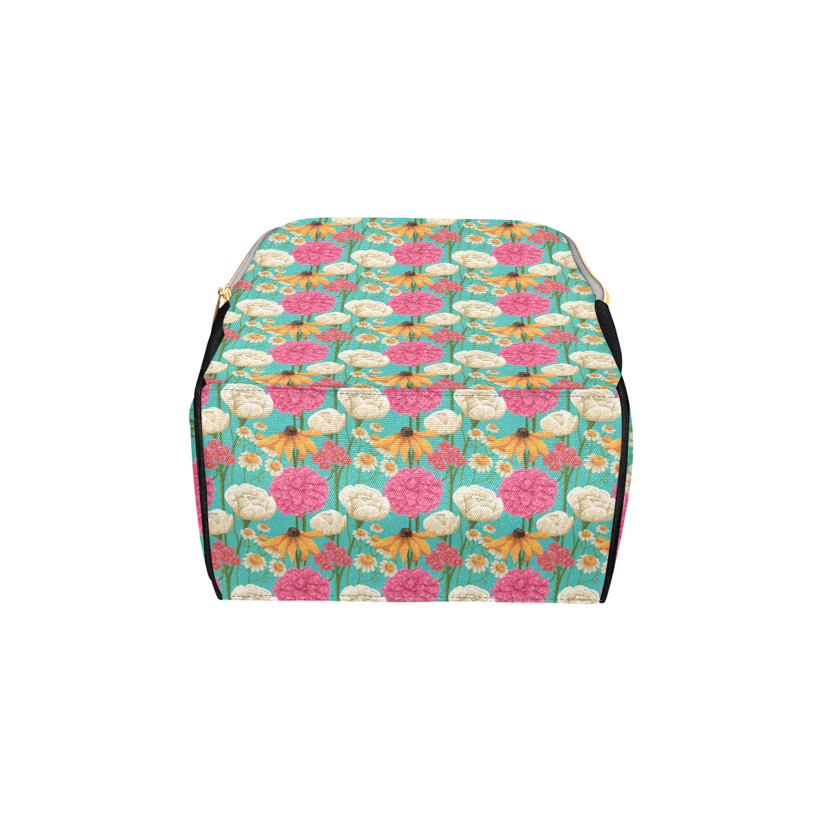 Summer Floral Pattern Print Design SF07 Diaper Bag Backpack