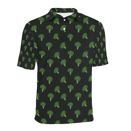 Broccoli Pattern Print Design 04 Men Polo Shirt