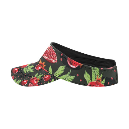 Pomegranate Pattern Print Design PG06 Unisex Sun Visor