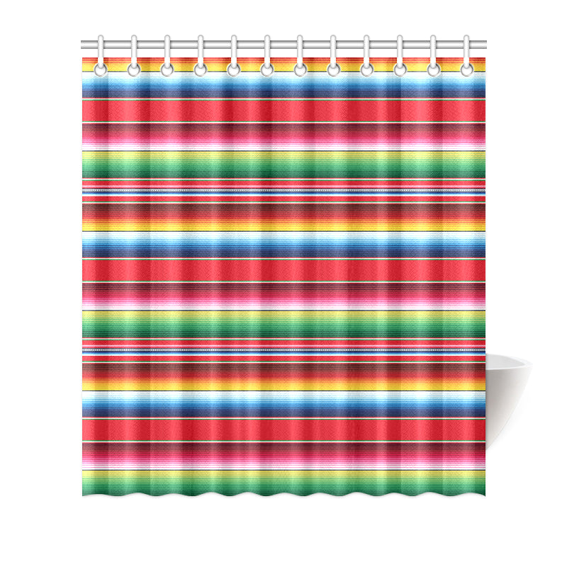 Serape Pattern Shower Curtain