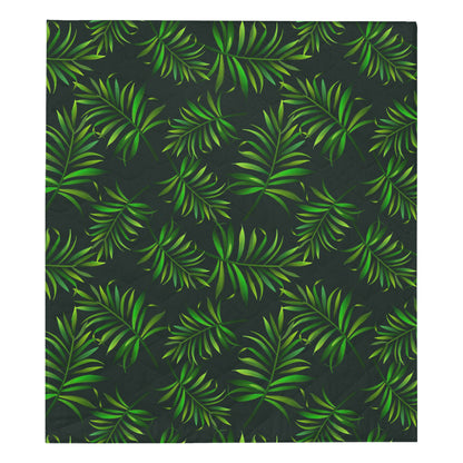 Rainforest Pattern Print Design RF03 Premium Quilt