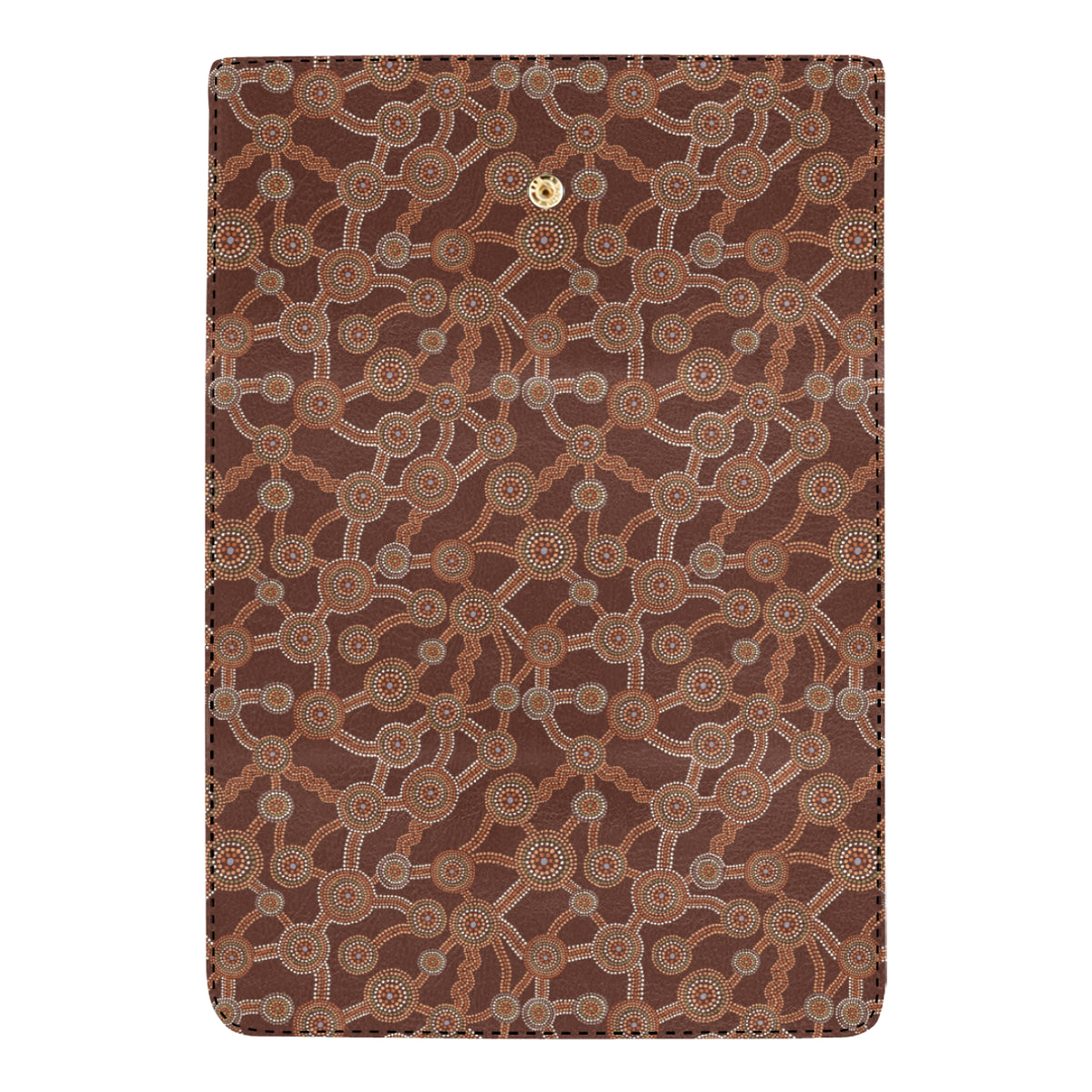 Aboriginal Pattern Print Design 03 Women's Trifold Wallet