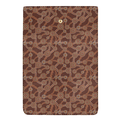 Aboriginal Pattern Print Design 03 Women's Trifold Wallet