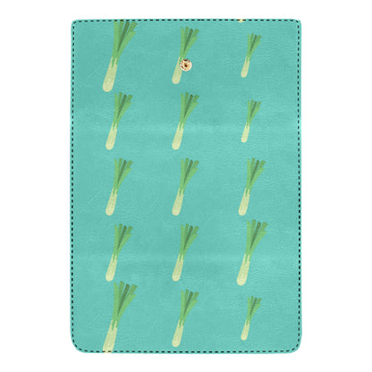 Leek Pattern Print Design 01 Women's Trifold Wallet