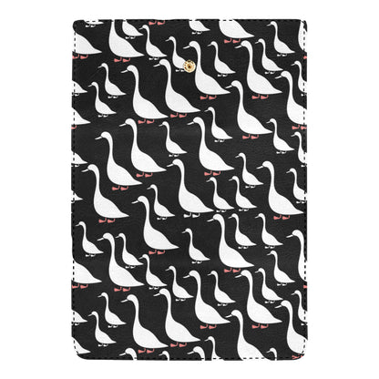Goose Pattern Print Design 01 Women's Trifold Wallet
