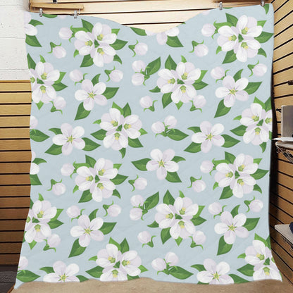 Apple blossom Pattern Print Design AB04 Premium Quilt