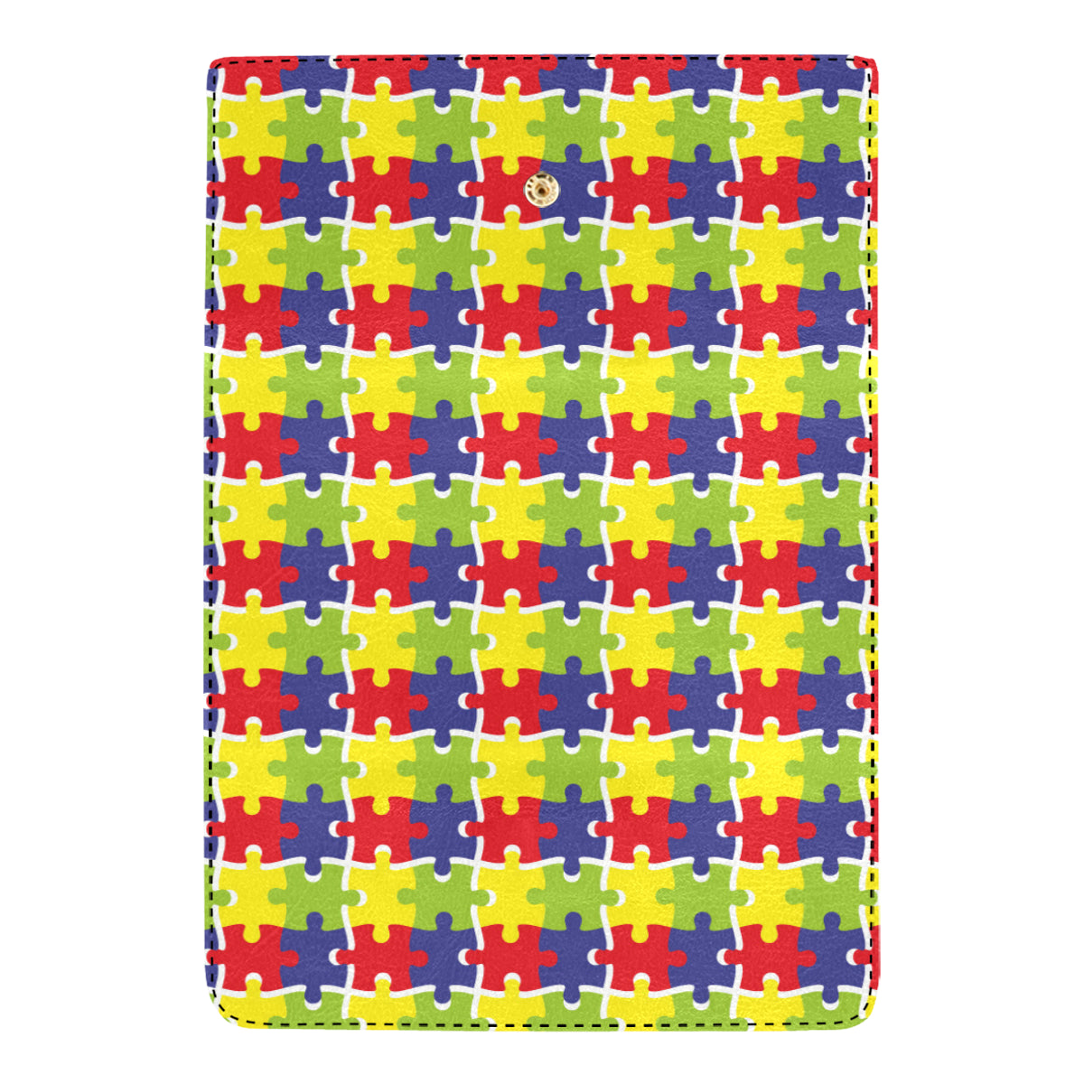 Autism Awareness Pattern Print Design 03 Women's Trifold Wallet