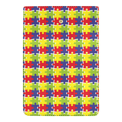Autism Awareness Pattern Print Design 03 Women's Trifold Wallet