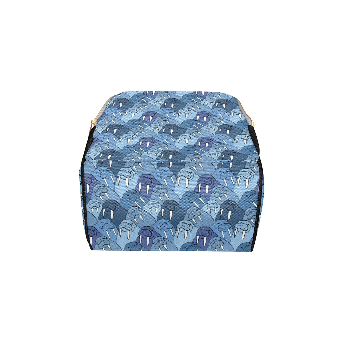 Walrus Pattern Print Design 01 Diaper Bag Backpack