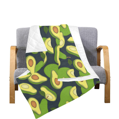 Avocado Pattern Print Design AC013 Premium Quilt
