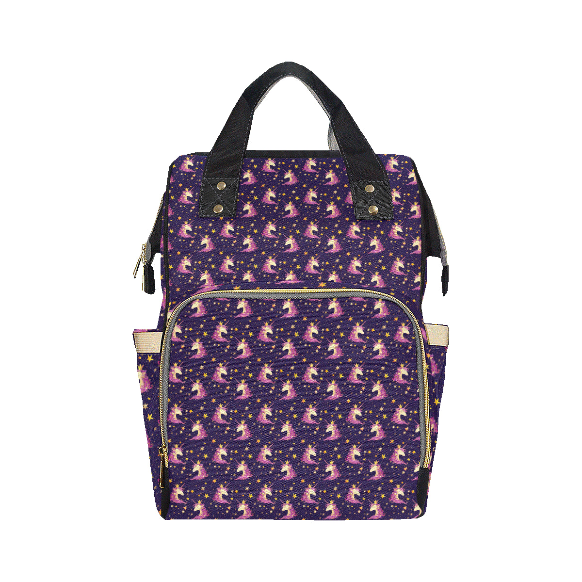 Unicorn Princess Star Sparkle Diaper Bag Backpack