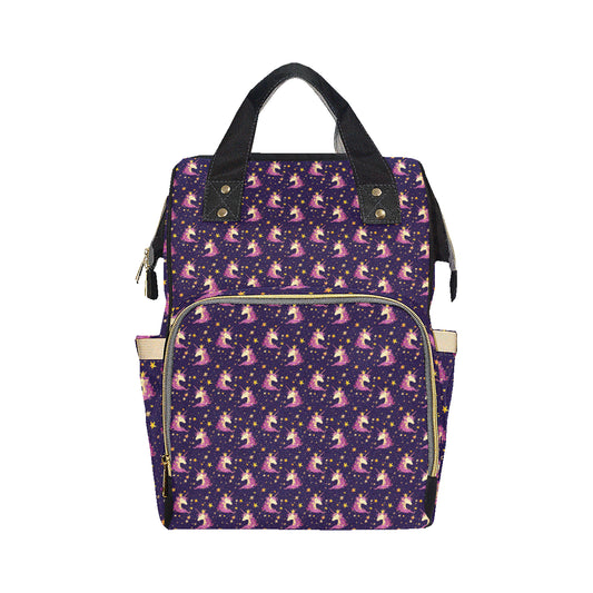 Unicorn Princess Star Sparkle Diaper Bag Backpack