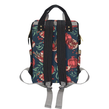 Pomegranate Pattern Print Design PG04 Diaper Bag Backpack