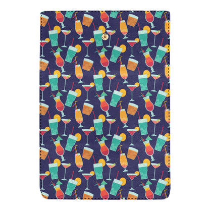 Cocktail Pattern Print Design 06 Women's Trifold Wallet