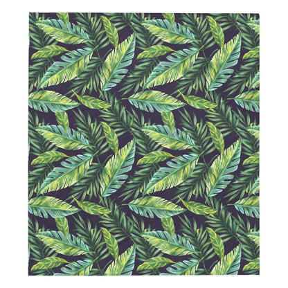 Tropical Flower Pattern Print Design TF06 Premium Quilt