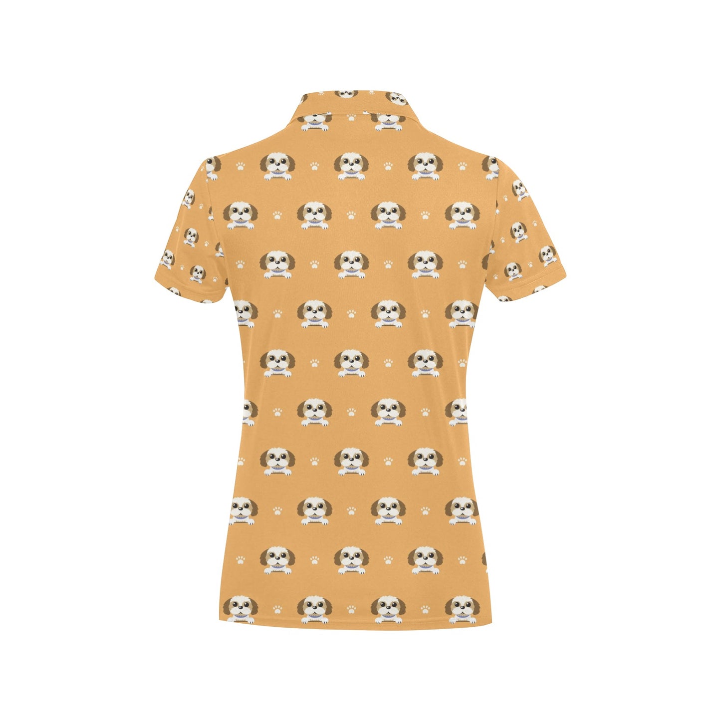 Shih Tzu Print Design LKS303 Women's Polo Shirt