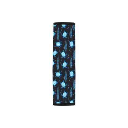 Sea Turtle Print Design LKS3013 Car Seat Belt Cover