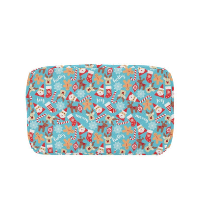 Santa Christmas Themed Print Design LKS306 Insulated Lunch Bag