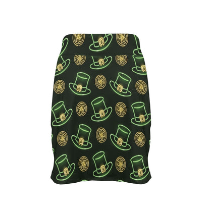 St Patricks Day Print Design LKS308 17" Golf & Pickleball Skort with Pockets