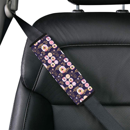 Sakura Japan Style Print Design LKS302 Car Seat Belt Cover