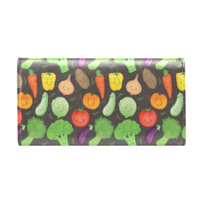 Vegan Funny Themed Design Print Women's Trifold Wallet