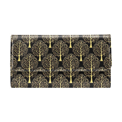 Tree Of Life Print Design LKS302 Women's Trifold Wallet